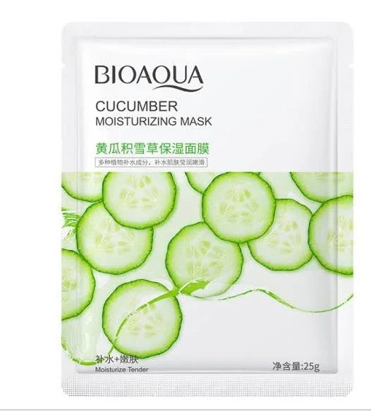 BIOAQUA Cucumber Face Mask