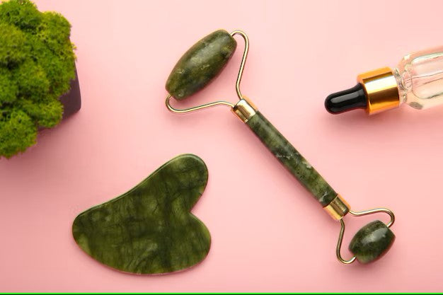 Real Stone Gua Sha & Jade Roller