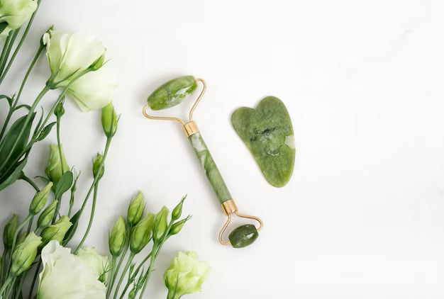 Real Stone Gua Sha & Jade Roller